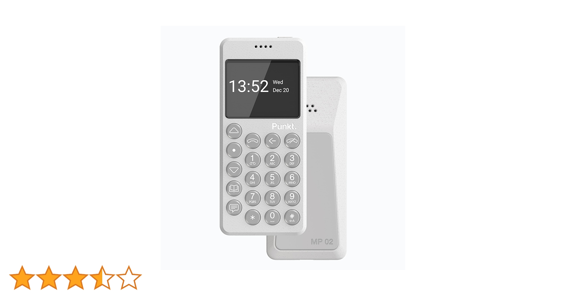 【サクラ】　Punkt. MP 02 ブラック ミニマリスト Amazon | Punkt. MP02 New Generation 集中力を取り戻す携帯電話